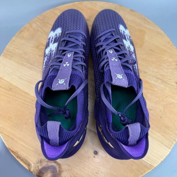 Under Armour Blur Smoke 2.0 MC Mens Size 12.5 Football‎ Cleats Purple NEW main image 4